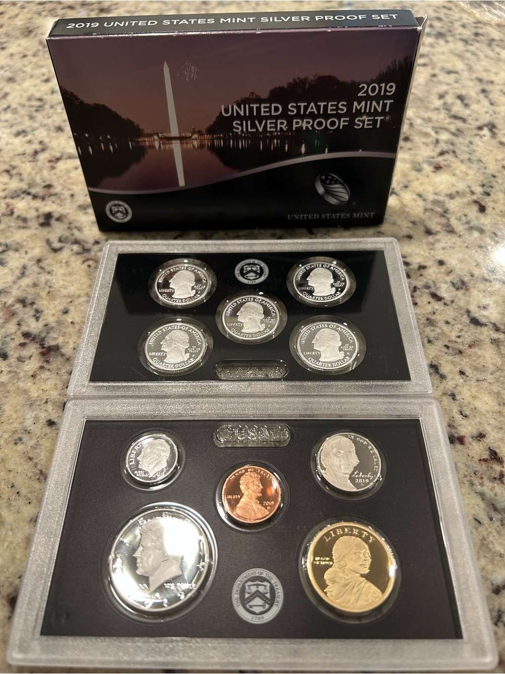 2019 United States Mint Silver Proof Set - Silver Coins